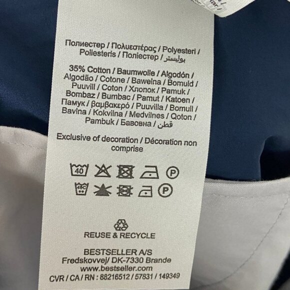 NEW Selected Homme Blue Cargo Shorts Size Medium Molke Sky Captain Summer NWOT - Picture 9 of 11
